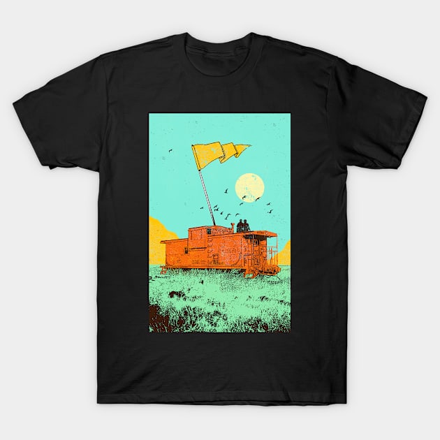 MOON CABOOSE T-Shirt by Showdeer